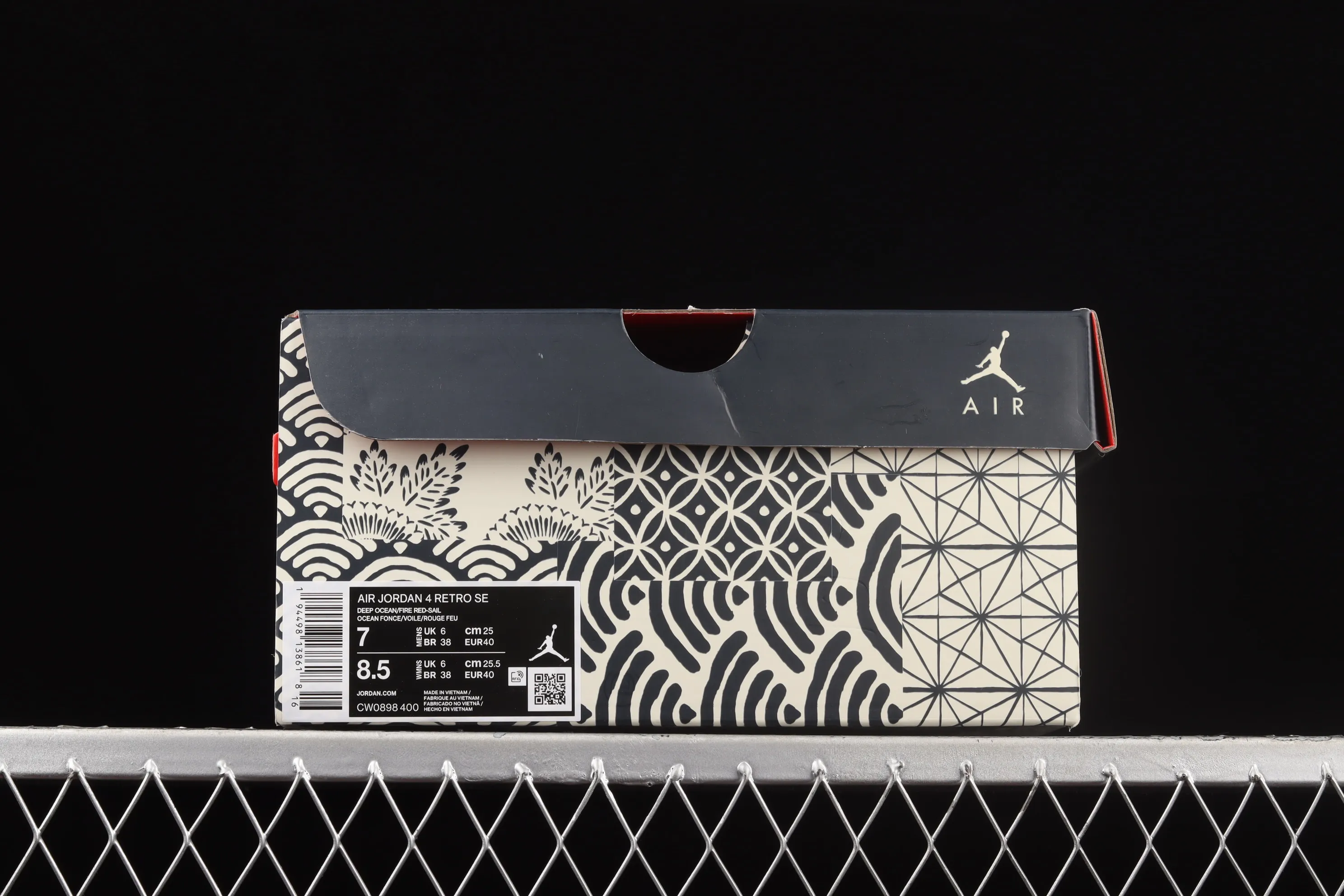 All categories Air Jordan Jordan series basketball shoes Air Jordan 4 C version Air Jordan 4 SE "Sashiko" AJ4 Joe 4 Sashiko embroidery theme basketball shoes CW0898-400